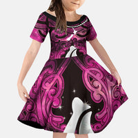 Personalised Maori Matariki Hei Matau Mawhero Family Matching Summer Maxi Dress and Hawaiian Shirt Maori Kowhaiwhai Pattern Galaxy