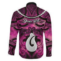 Personalised Maori Matariki Hei Matau Mawhero Family Matching Tank Maxi Dress and Hawaiian Shirt Maori Kowhaiwhai Pattern Galaxy
