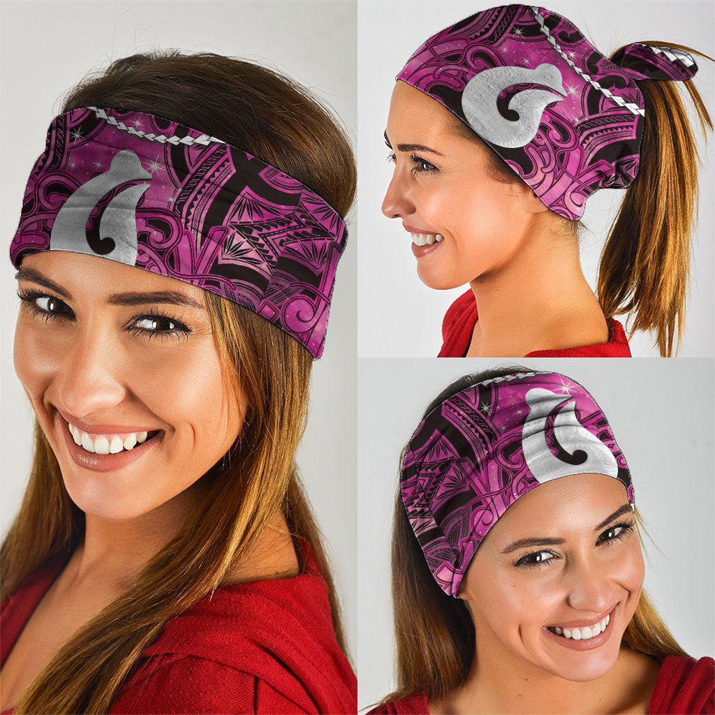 Maori Matariki Hei Matau Mawhero Neck Gaiter Maori Kowhaiwhai Pattern Galaxy LT01 - Polynesian Pride