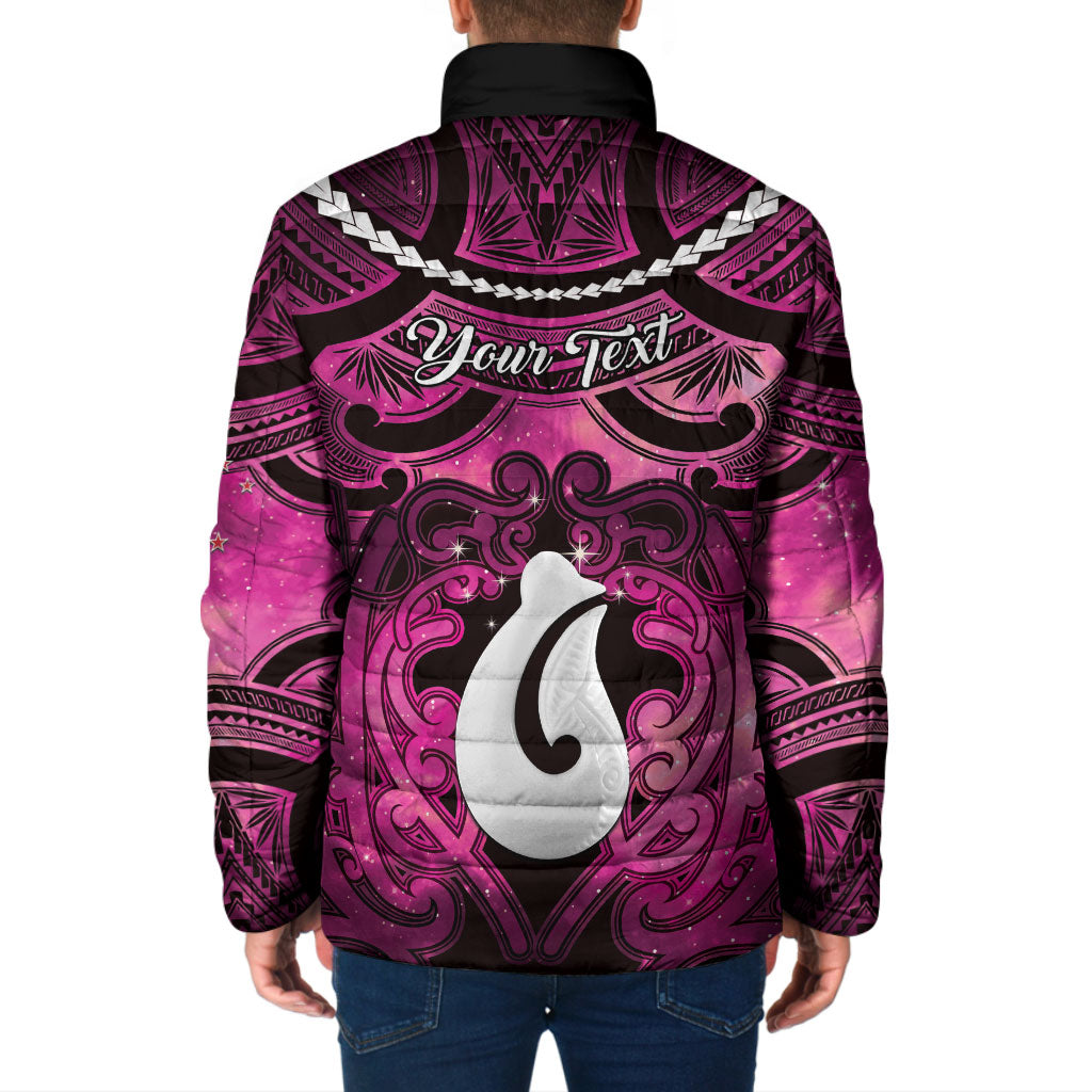 Personalised Maori Matariki Hei Matau Mawhero Padded Jacket Maori Kowhaiwhai Pattern Galaxy LT01 - Polynesian Pride