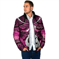 Personalised Maori Matariki Hei Matau Mawhero Padded Jacket Maori Kowhaiwhai Pattern Galaxy LT01 - Polynesian Pride