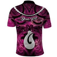 Personalised Maori Matariki Hei Matau Mawhero Polo Shirt Maori Kowhaiwhai Pattern Galaxy LT01 - Polynesian Pride
