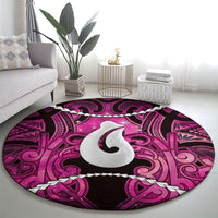Maori Matariki Hei Matau Mawhero Round Carpet Maori Kowhaiwhai Pattern Galaxy LT01 - Polynesian Pride