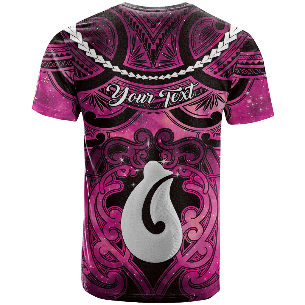 Personalised Maori Matariki Hei Matau Mawhero T Shirt Maori Kowhaiwhai Pattern Galaxy LT01 - Polynesian Pride