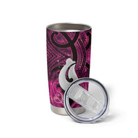 Personalised Maori Matariki Hei Matau Mawhero Tumbler Cup Maori Kowhaiwhai Pattern Galaxy LT01 - Polynesian Pride