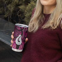 Personalised Maori Matariki Hei Matau Mawhero Tumbler Cup Maori Kowhaiwhai Pattern Galaxy LT01 - Polynesian Pride
