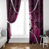 Maori Matariki Hei Matau Mawhero Window Curtain Maori Kowhaiwhai Pattern Galaxy LT01 - Polynesian Pride