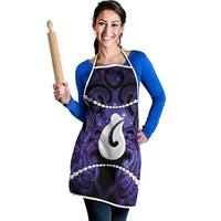 Maori Matariki Hei Matau Waiporoporo Apron Maori Kowhaiwhai Pattern Galaxy LT01 - Polynesian Pride