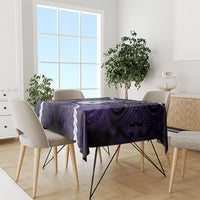 Maori Matariki Hei Matau Waiporoporo Tablecloth Maori Kowhaiwhai Pattern Galaxy LT01 - Polynesian Pride