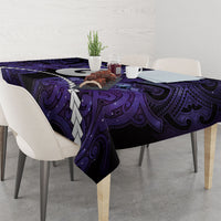 Maori Matariki Hei Matau Waiporoporo Tablecloth Maori Kowhaiwhai Pattern Galaxy LT01 - Polynesian Pride