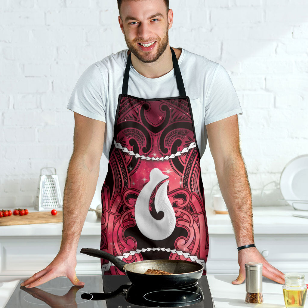 Maori Matariki Hei Matau Whero Apron Maori Kowhaiwhai Pattern Galaxy LT01 - Polynesian Pride