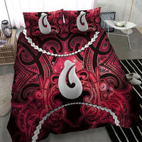 Maori Matariki Hei Matau Whero Bedding Set Maori Kowhaiwhai Pattern Galaxy LT01 - Polynesian Pride