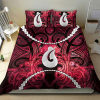 Maori Matariki Hei Matau Whero Bedding Set Maori Kowhaiwhai Pattern Galaxy LT01 - Polynesian Pride