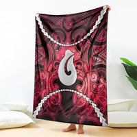 Maori Matariki Hei Matau Whero Blanket Maori Kowhaiwhai Pattern Galaxy LT01 - Polynesian Pride
