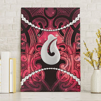 Maori Matariki Hei Matau Whero Canvas Wall Art Maori Kowhaiwhai Pattern Galaxy