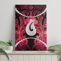 Maori Matariki Hei Matau Whero Canvas Wall Art Maori Kowhaiwhai Pattern Galaxy