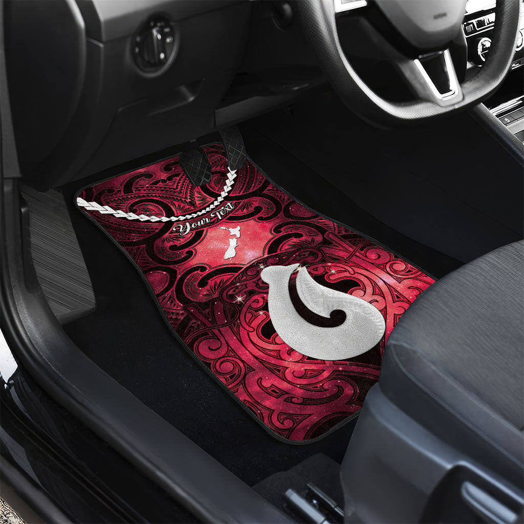 Personalised Maori Matariki Hei Matau Whero Car Mats Maori Kowhaiwhai Pattern Galaxy LT01 - Polynesian Pride