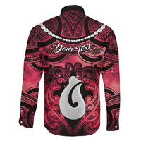 Personalised Maori Matariki Hei Matau Whero Family Matching Mermaid Dress and Hawaiian Shirt Maori Kowhaiwhai Pattern Galaxy