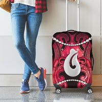 Maori Matariki Hei Matau Whero Luggage Cover Maori Kowhaiwhai Pattern Galaxy LT01 - Polynesian Pride