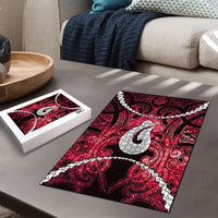 Maori Matariki Hei Matau Whero Puzzle Maori Kowhaiwhai Pattern Galaxy LT01 - Polynesian Pride