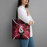 Maori Matariki Hei Matau Whero Tote Bag Maori Kowhaiwhai Pattern Galaxy LT01 - Polynesian Pride
