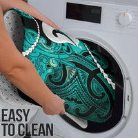 Maori Matariki Hei Matau Turquoise Bathroom Set Maori Kowhaiwhai Pattern Galaxy LT01 - Polynesian Pride