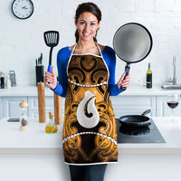 Maori Matariki Hei Matau Kowhai Apron Maori Kowhaiwhai Pattern Galaxy LT01 - Polynesian Pride