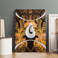 Maori Matariki Hei Matau Kowhai Canvas Wall Art Maori Kowhaiwhai Pattern Galaxy LT01 - Polynesian Pride