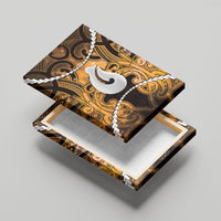 Maori Matariki Hei Matau Kowhai Canvas Wall Art Maori Kowhaiwhai Pattern Galaxy LT01 - Polynesian Pride
