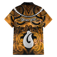 Personalised Maori Matariki Hei Matau Kowhai Family Matching Long Sleeve Bodycon Dress and Hawaiian Shirt Maori Kowhaiwhai Pattern Galaxy