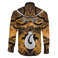 Personalised Maori Matariki Hei Matau Kowhai Family Matching Mermaid Dress and Hawaiian Shirt Maori Kowhaiwhai Pattern Galaxy