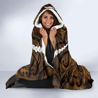 Maori Matariki Hei Matau Kowhai Hooded Blanket Maori Kowhaiwhai Pattern Galaxy LT01 - Polynesian Pride