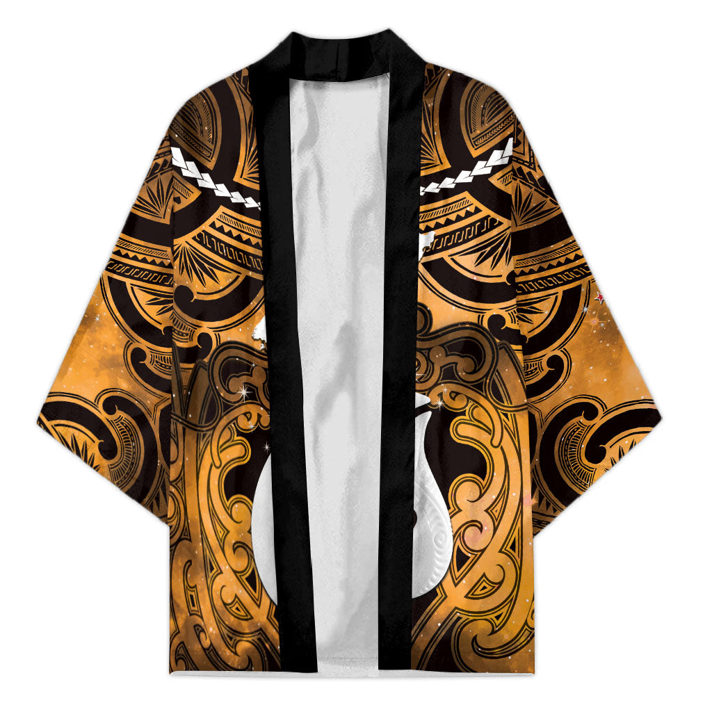 Personalised Maori Matariki Hei Matau Kowhai Kimono Maori Kowhaiwhai Pattern Galaxy