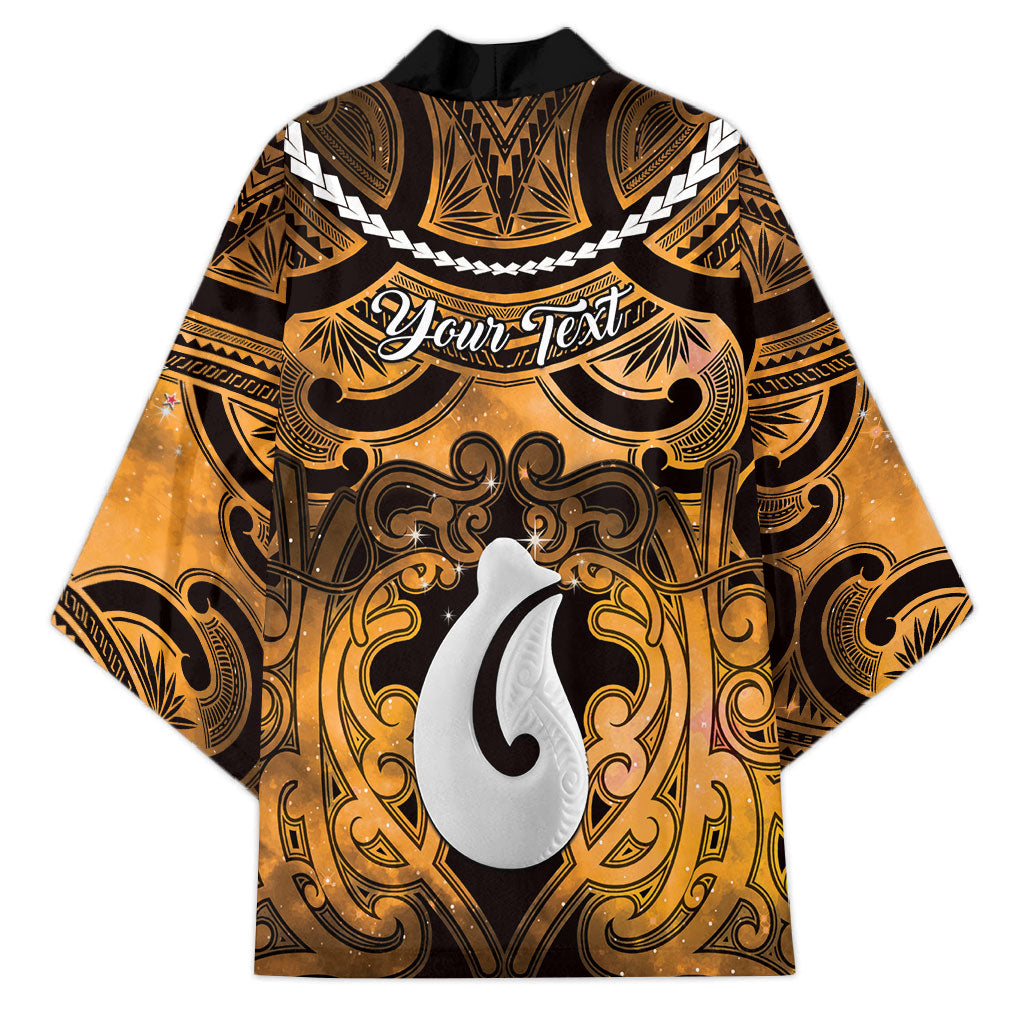 Personalised Maori Matariki Hei Matau Kowhai Kimono Maori Kowhaiwhai Pattern Galaxy