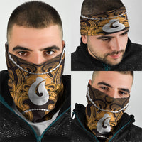 Maori Matariki Hei Matau Kowhai Neck Gaiter Maori Kowhaiwhai Pattern Galaxy LT01 - Polynesian Pride
