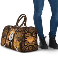 Maori Matariki Hei Matau Kowhai Travel Bag Maori Kowhaiwhai Pattern Galaxy LT01 - Polynesian Pride
