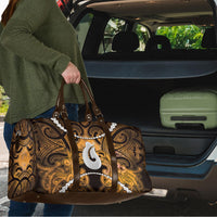 Maori Matariki Hei Matau Kowhai Travel Bag Maori Kowhaiwhai Pattern Galaxy LT01 - Polynesian Pride