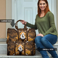 Maori Matariki Hei Matau Kowhai Travel Bag Maori Kowhaiwhai Pattern Galaxy LT01 - Polynesian Pride