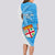 Fiji Rugby Long Sleeve Bodycon Dress Come On Fijian Tapa Pattern LT01 - Polynesian Pride