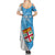 Fiji Rugby Summer Maxi Dress Come On Fijian Tapa Pattern LT01 - Polynesian Pride