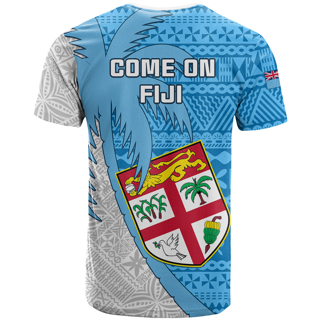 Fiji Rugby T Shirt Come On Fijian Tapa Pattern LT01 - Polynesian Pride