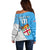 Custom Fiji Rugby Off Shoulder Sweater Come On Fijian Tapa Pattern LT01 - Polynesian Pride