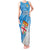 Custom Fiji Rugby Tank Maxi Dress Come On Fijian Tapa Pattern LT01 Women Blue - Polynesian Pride