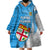 Custom Fiji Rugby Wearable Blanket Hoodie Come On Fijian Tapa Pattern LT01 - Polynesian Pride