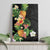 Hawaii Pineapple Tropical Canvas Wall Art Colorful Hibiscus Plumeria