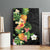 Hawaii Pineapple Tropical Canvas Wall Art Colorful Hibiscus Plumeria