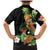 Hawaii Pineapple Tropical Family Matching Mermaid Dress and Hawaiian Shirt Colorful Hibiscus Plumeria