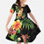 Hawaii Pineapple Tropical Family Matching Mermaid Dress and Hawaiian Shirt Colorful Hibiscus Plumeria