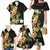 Hawaii Pineapple Tropical Family Matching Mermaid Dress and Hawaiian Shirt Colorful Hibiscus Plumeria