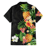Hawaii Pineapple Tropical Family Matching Tank Maxi Dress and Hawaiian Shirt Colorful Hibiscus Plumeria LT01 - Polynesian Pride
